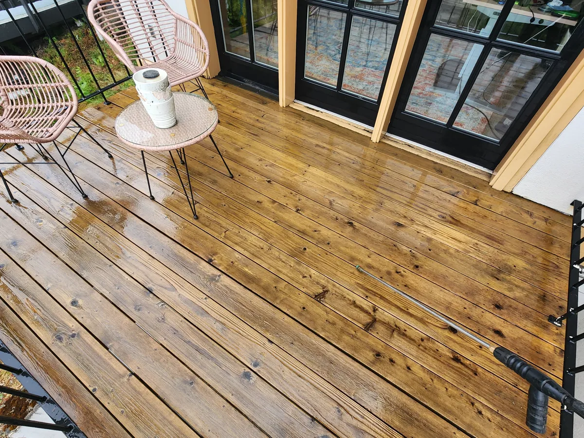 Fence staining and repair service